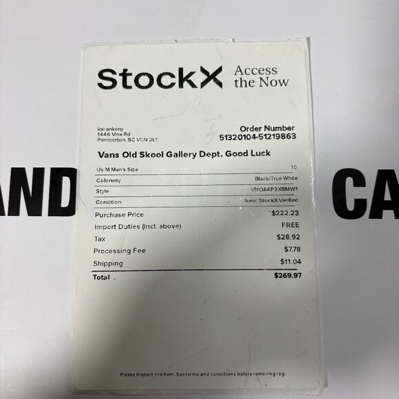 Vans Old Skool Gallery Dept Good Luck Sneaker - Picture 8 of 11